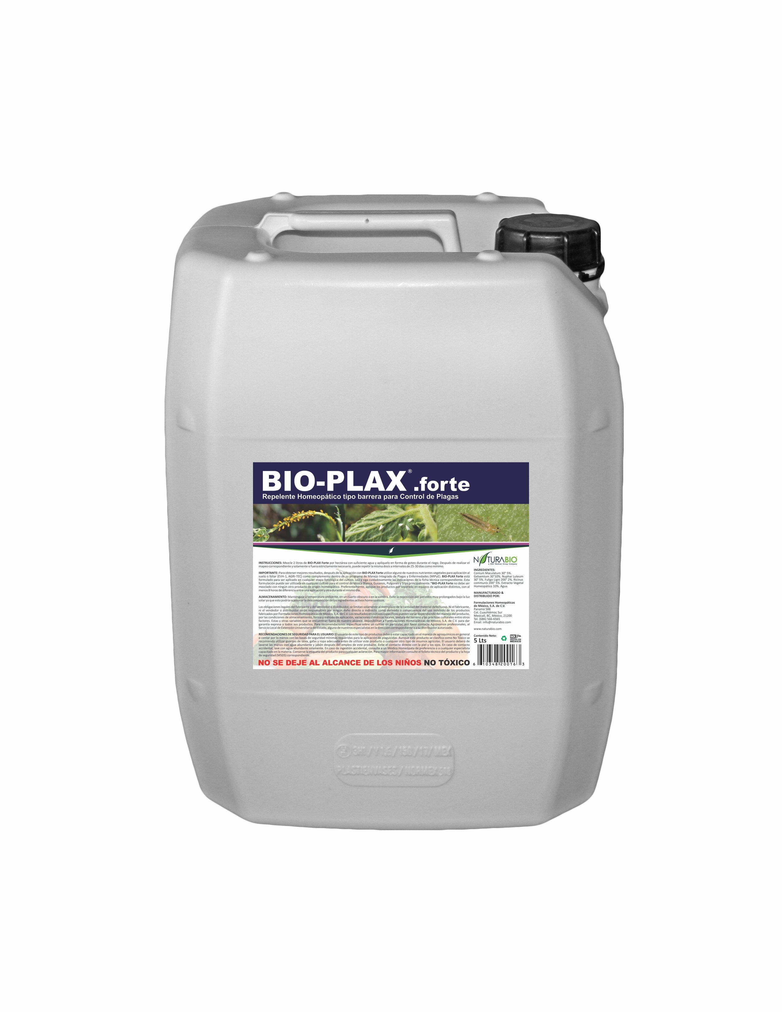 BIO-PLAX.forte Repelente Homeopático tipo barrera para control de plagas agrícolas
